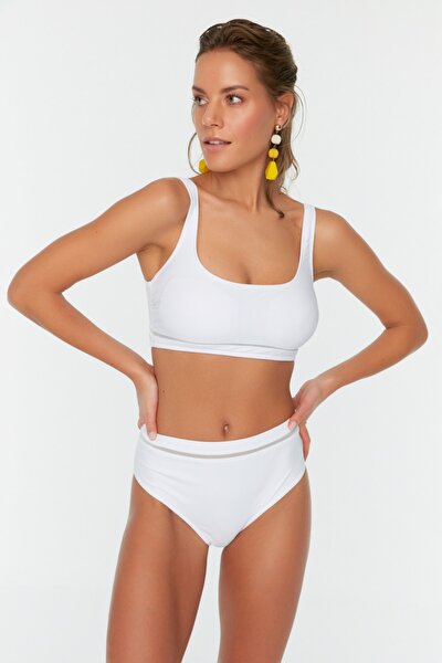 Bikini Bottom - White - Plain