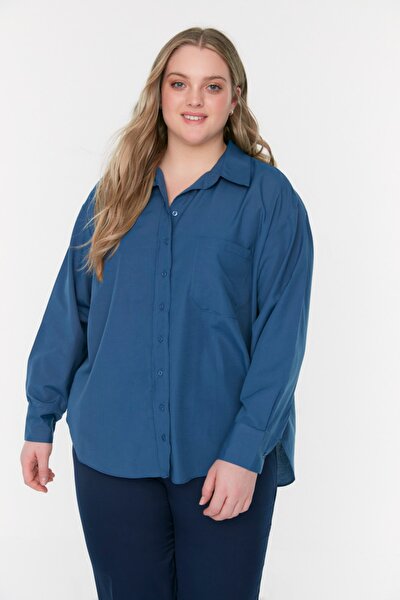 Plus Size Shirt - Blue - Regular fit