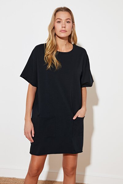 Dress - Navy blue - Shift