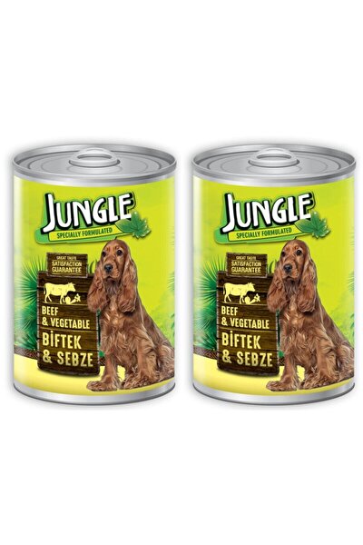Jungle Biftekli Sebzeli Konserve Kopek Mamasi 415 Gr Fiyati Yorumlari Trendyol