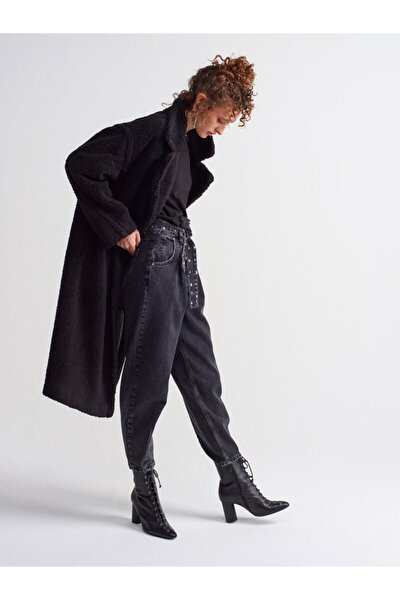 Mantel - Schwarz - Parka