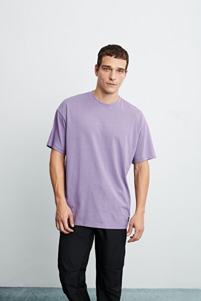T-Shirt - Lila - Oversized