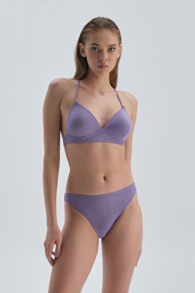 Bikini-Set - Lila - Unifarben