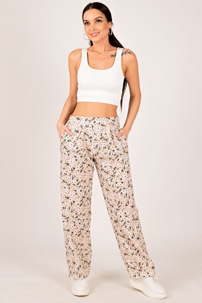 Pants - Beige - Relaxed