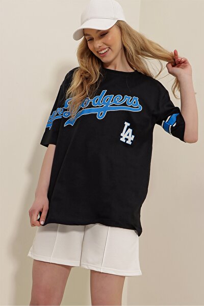 T-Shirt - Schwarz - Oversized