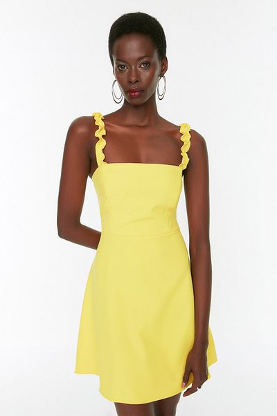 Dress - Yellow - A-line