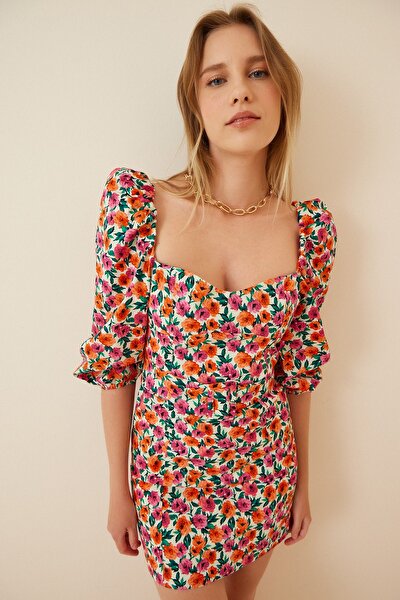 Kleid - Orange - Basic