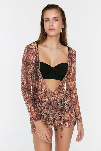 Kleid - Braun - Bodycon
