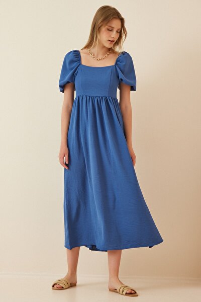 Kleid - Blau - A-Linie