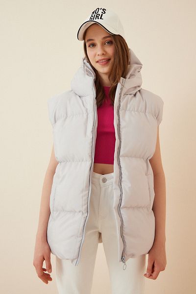 Weste - Grau - Puffer