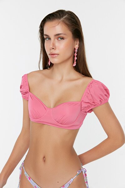 Bikini Top - Pink - Plain