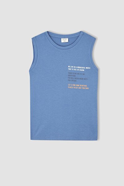Unterhemd - Blau - Regular Fit