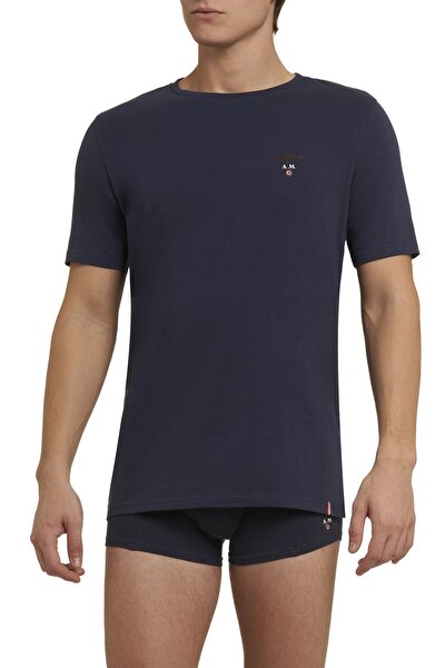 T-Shirt - Dunkelblau - Regular Fit