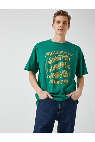 T-Shirt - Grün - Oversized