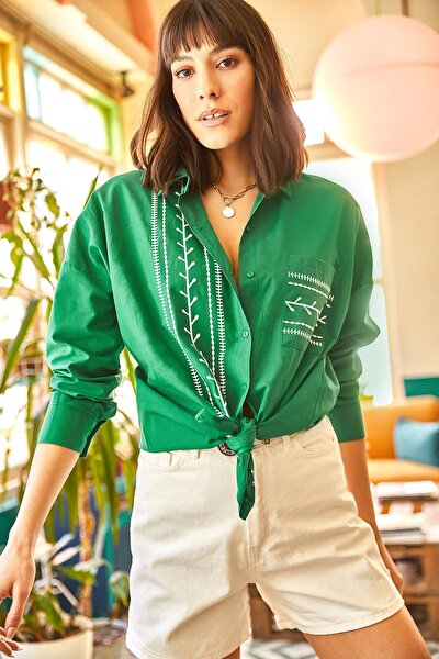 Shirt - Green - Relaxed fit