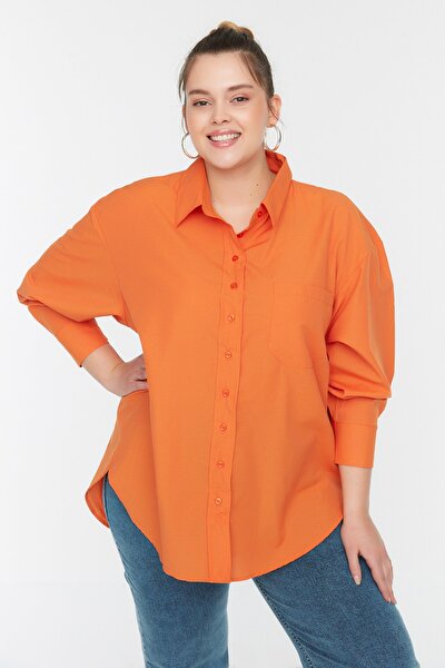 Plus Size Shirt - Orange - Regular
