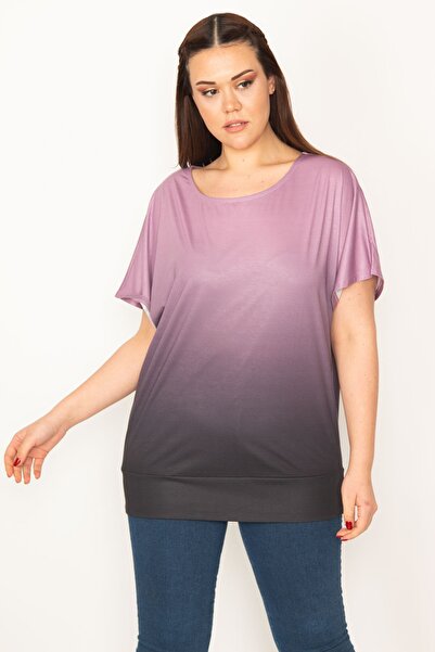 Plus Size Blouse - Purple - Regular