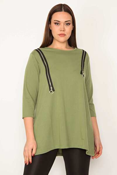 Plus Size Tunic - Khaki - Regular fit