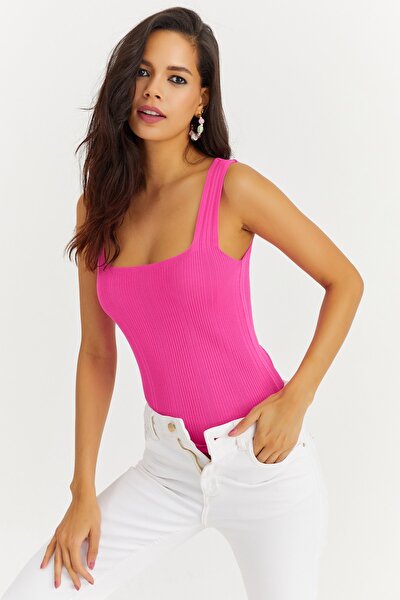 Blouse - Pink - Fitted