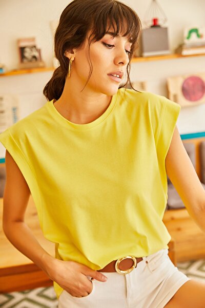 T-Shirt - Gelb - Regular Fit