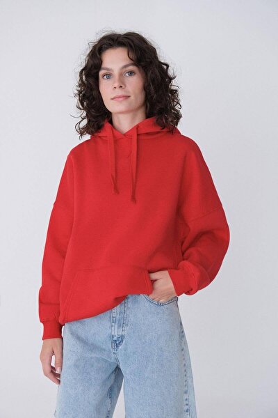 Sweatshirt - Rot - Regular