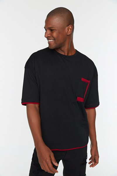 T-Shirt - Schwarz - Oversized