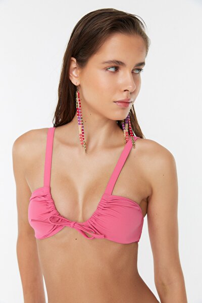 Bikinioberteil - Rosa - Unifarben