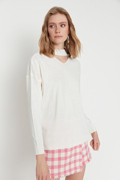Pullover - Ecru - Regular Fit