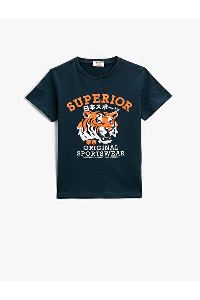 T-Shirt - Dunkelblau - Regular Fit