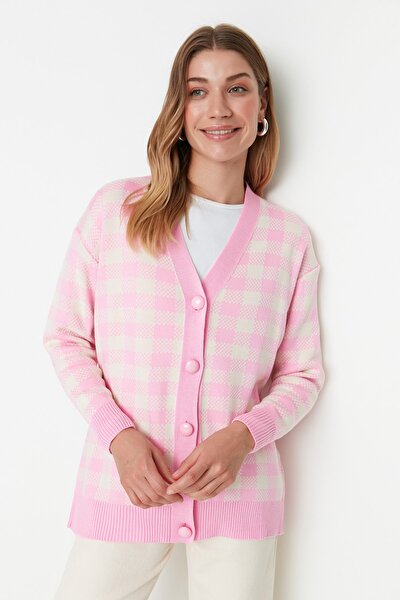 Cardigan - Pink - Relaxed fit