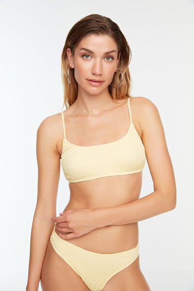 Bikini Top - Yellow - Plain