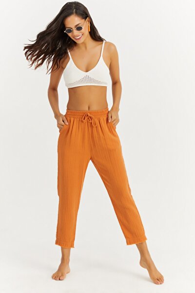 Pants - Orange - Relaxed