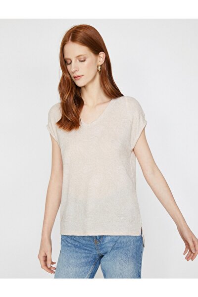 T-Shirt - Beige - Regular Fit