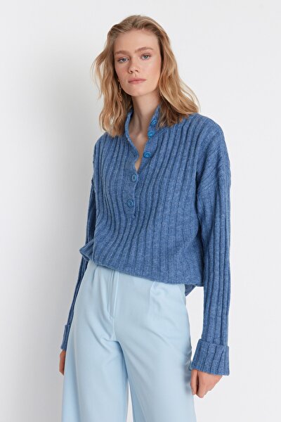 Sweater - Blue - Oversize