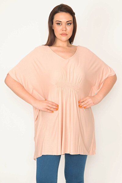 Plus Size Tunic - Pink - Relaxed fit