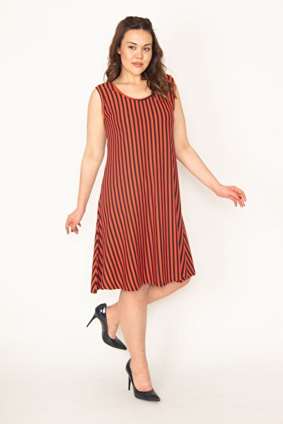 Plus Size Tunic - Orange - Regular fit
