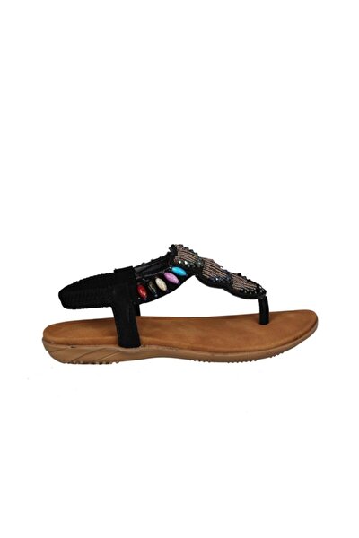 Kız Çocuk Siyah Renkli Sandalet 19y251-5