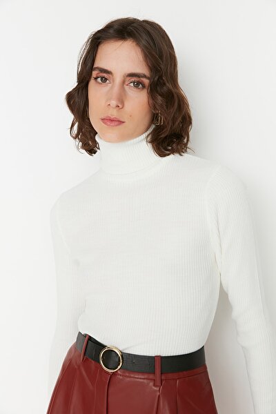 Sweater - Ecru - Slim fit