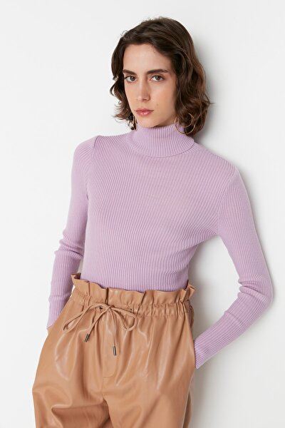 Sweater - Purple - Slim fit