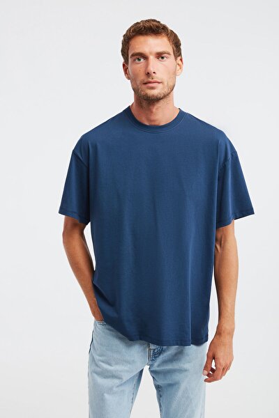 T-Shirt - Blau - Oversized