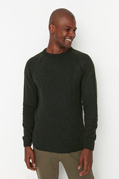 Sweater - Khaki - Slim fit