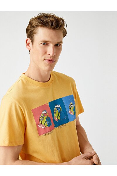 T-Shirt - Gelb - Figurbetont