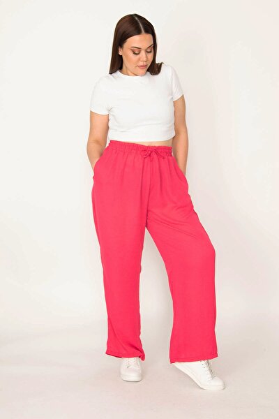 Plus Size Pants - Pink - Relaxed