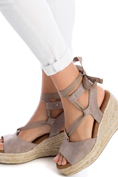 Flacher Schuh - Braun - Keilabsatz