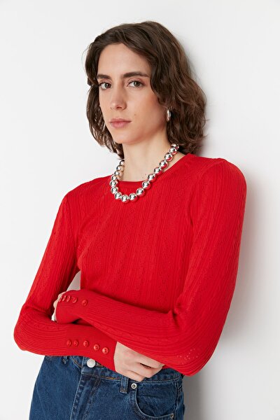 Pullover - Rot - Regular Fit
