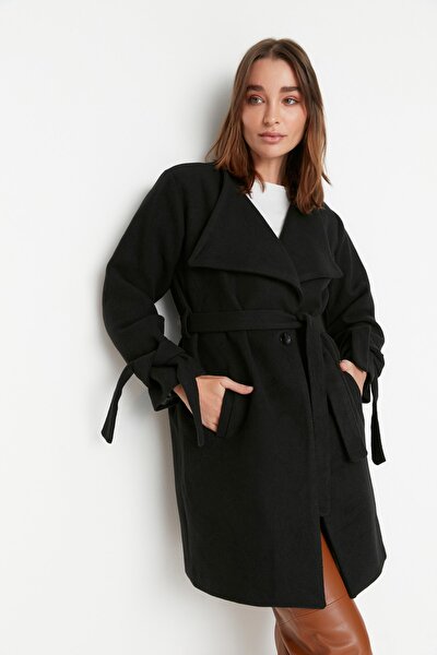 Mantel - Schwarz - Parka