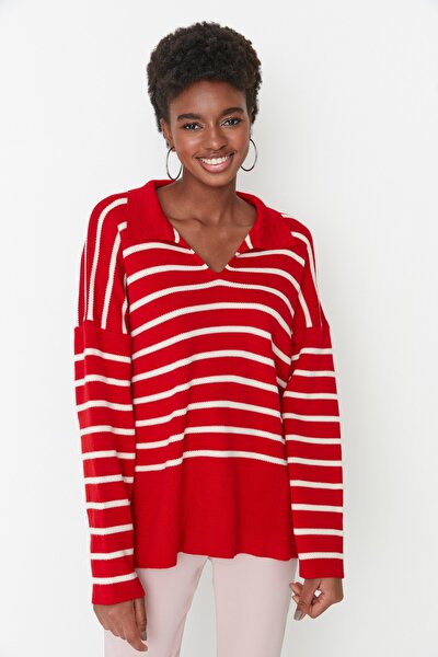 Pullover - Rot - Regular Fit