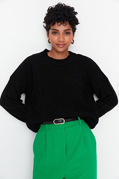 Pullover - Schwarz - Regular Fit