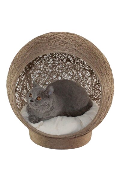 chakra pet yatak kedi 45x35 cm natural fiyati yorumlari trendyol