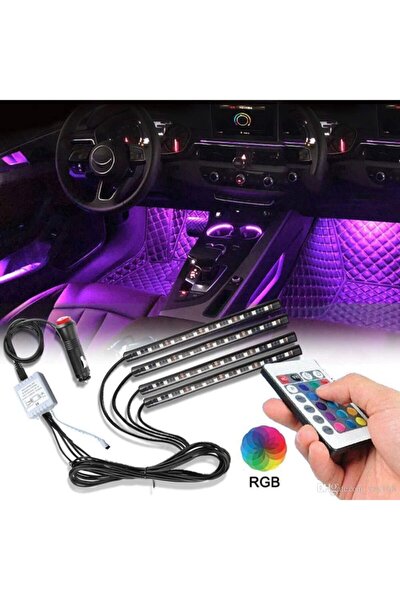 uraz oto aksesuar renault latitude ayak alti rgb led kumandali arac ici aydinlatma fiyati yorumlari trendyol
